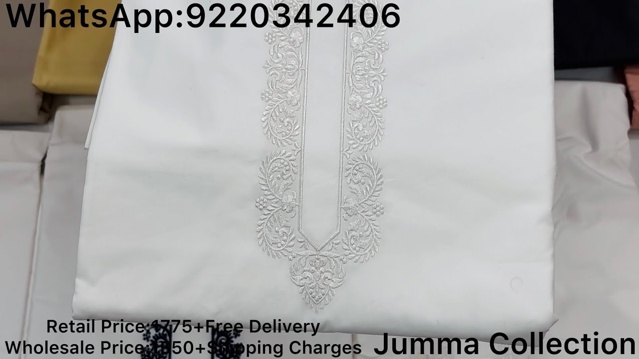 Pakistani Kurta Pajama | Pasha Kurta Collection | Original Pathani Embroidered Cotton Kurta Pajama