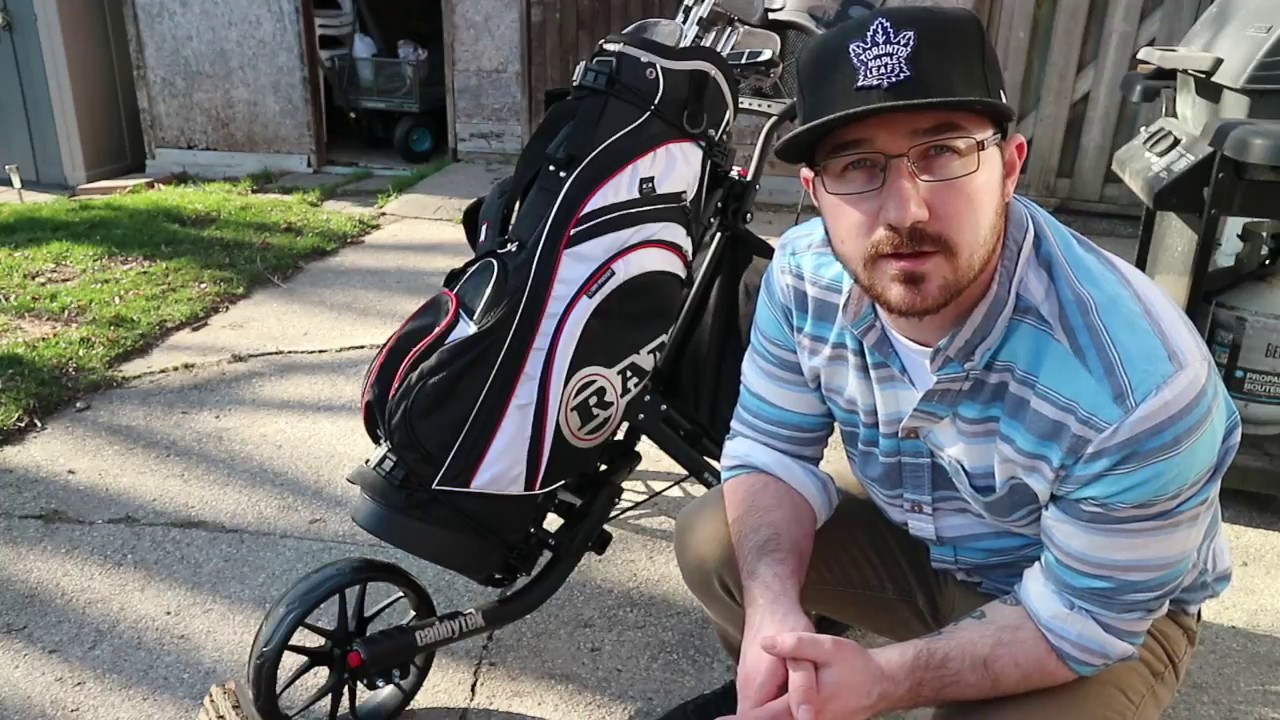 Unboxing & Full Review - CaddyTek EZ-Fold 3 Wheel Push Cart