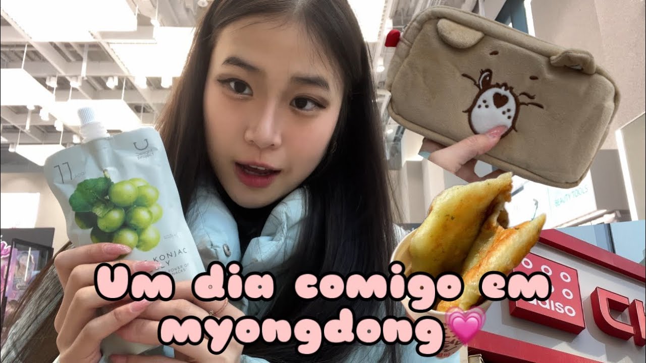 Um dia na coreia do sul comigo💗 | passeando, comendo