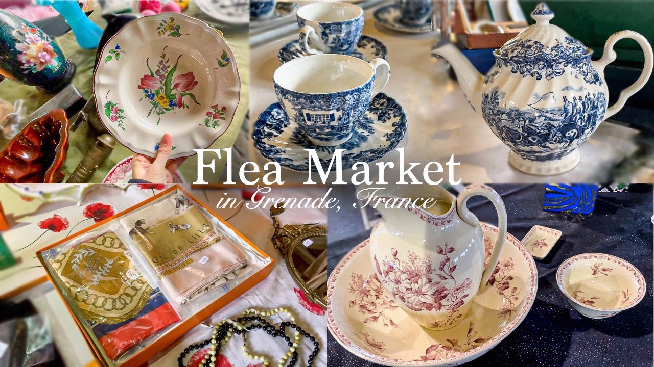 Caccia all'antiquariato a Brocante | La sala PIÙ ANTICA del villaggio francese /Fai acquisti con me!