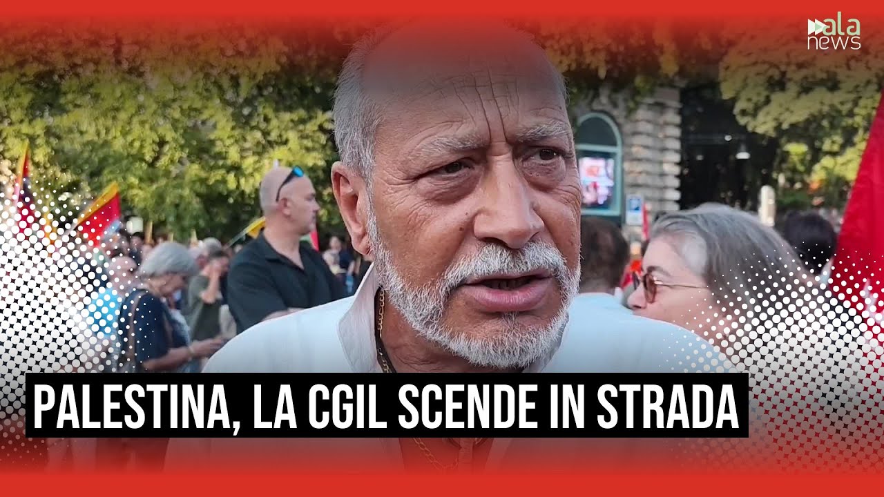 Sciopero e manifestazione CGIL per la Palestina a Milano