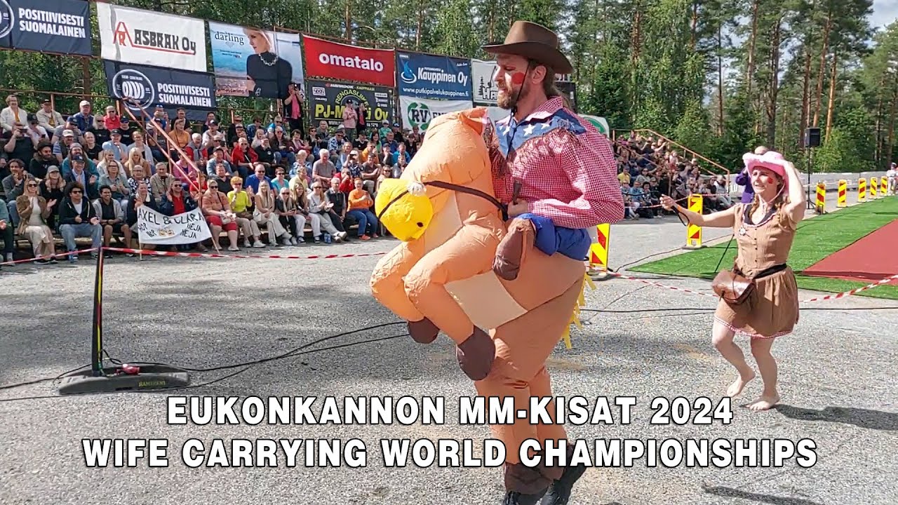 Eukonkannon MM-kisat 2024 | Wife Carrying World Championships 2024 - Sonkajärvi, Finland
