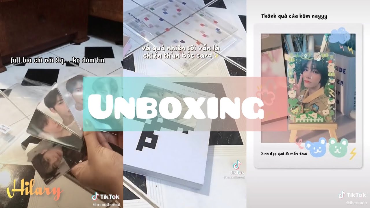 [Tik Tok]Unboxing TXT-Card~Album~Stickers