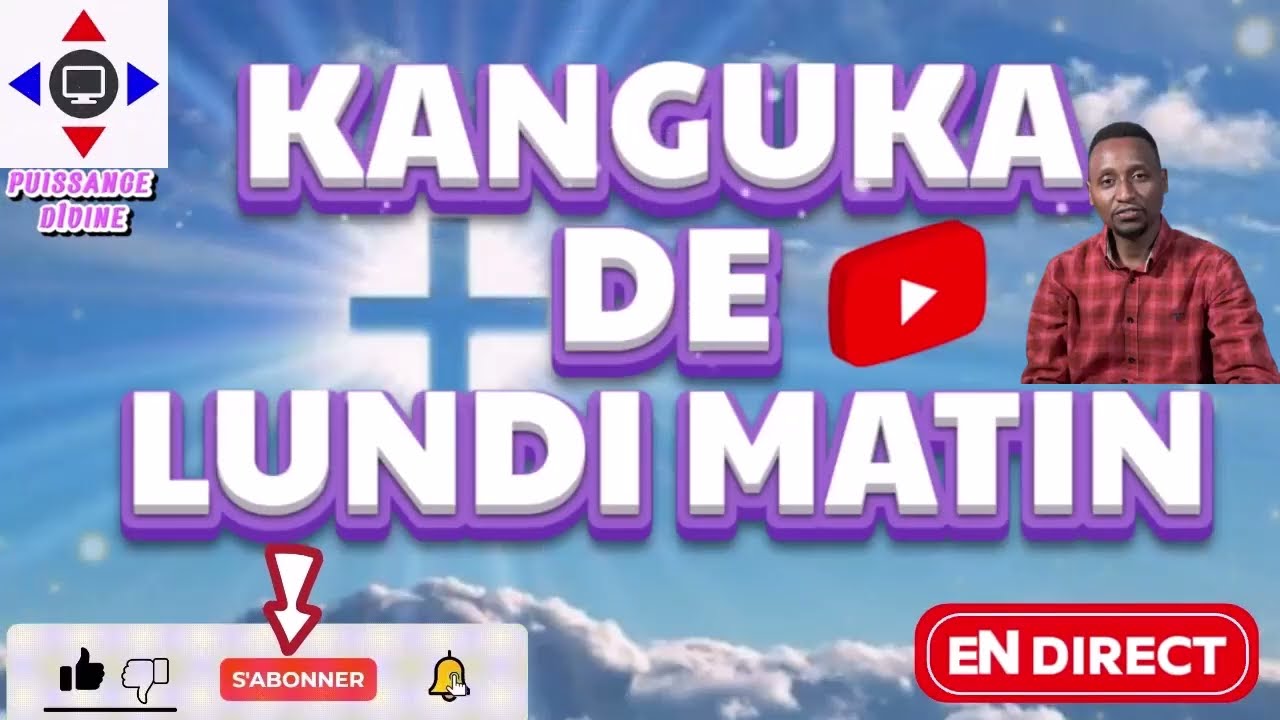 KANGUKA - PRIÈRE DU LUNDI 19/01/2026 par Chris NDIKUMANA #guérison #divine #jesus sauve #délivrance