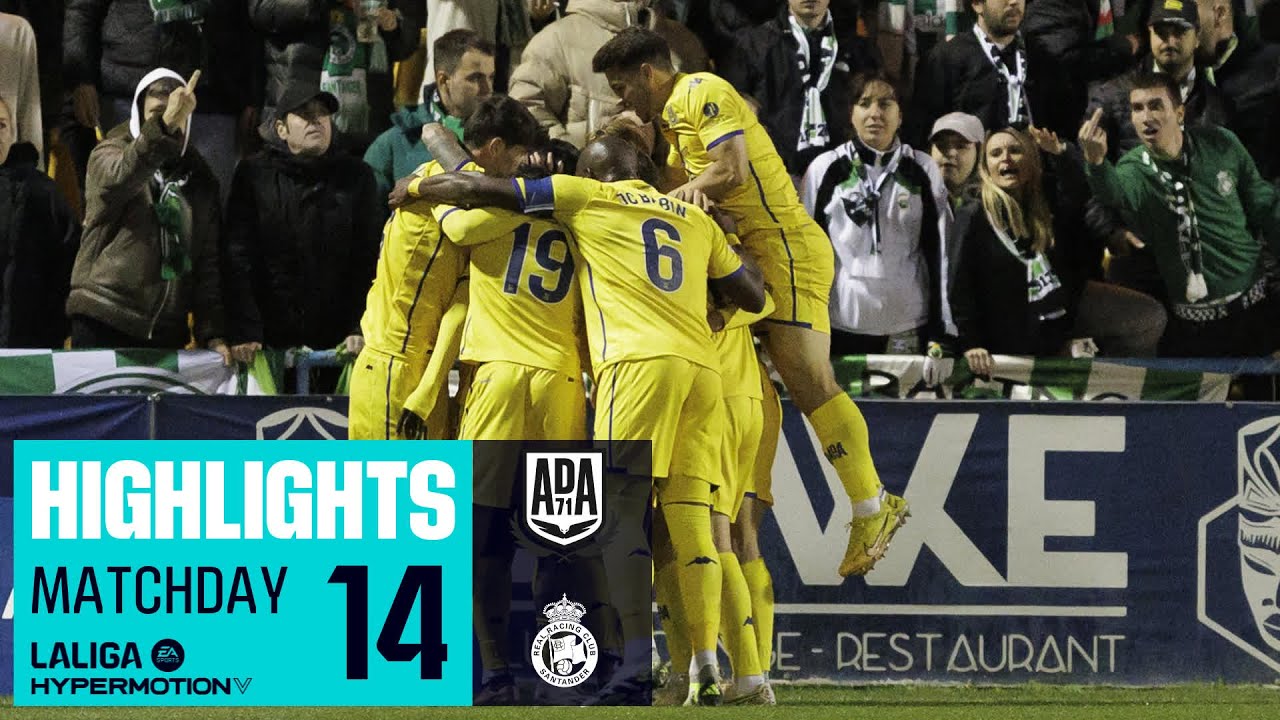 Resumen de AD Alcorc&oacute;n vs Real Racing Club (3-1)