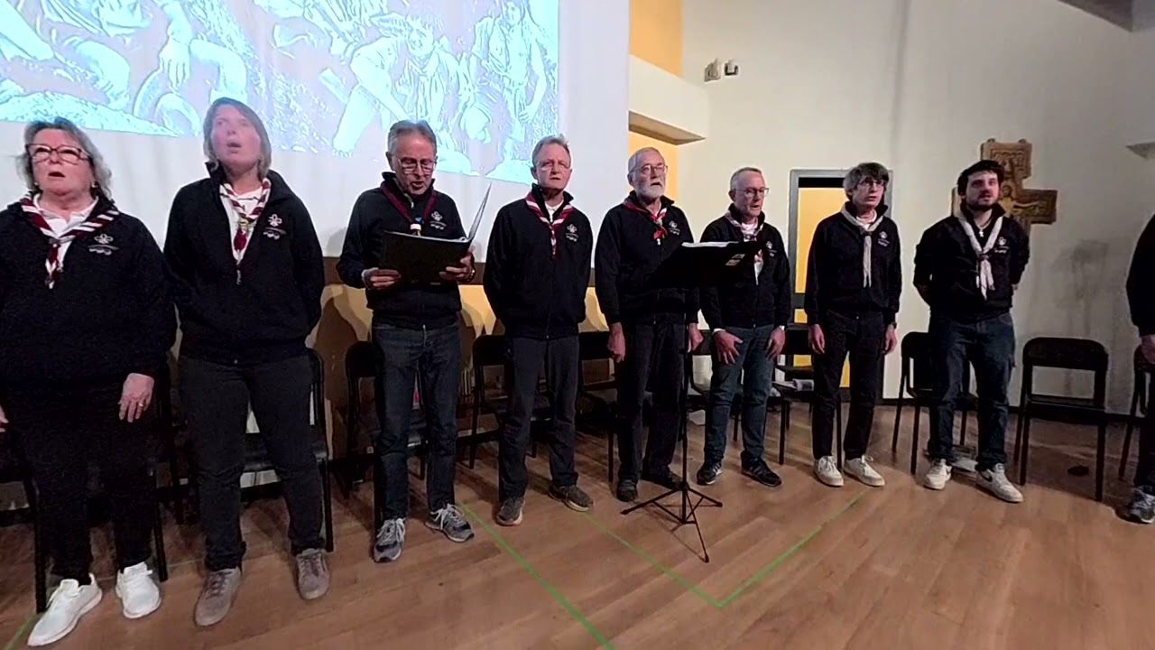 Sul colle scorre il ruscello