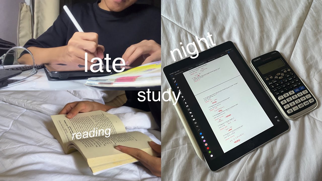 student diaries | burning the midnight oil with me + bookworm era