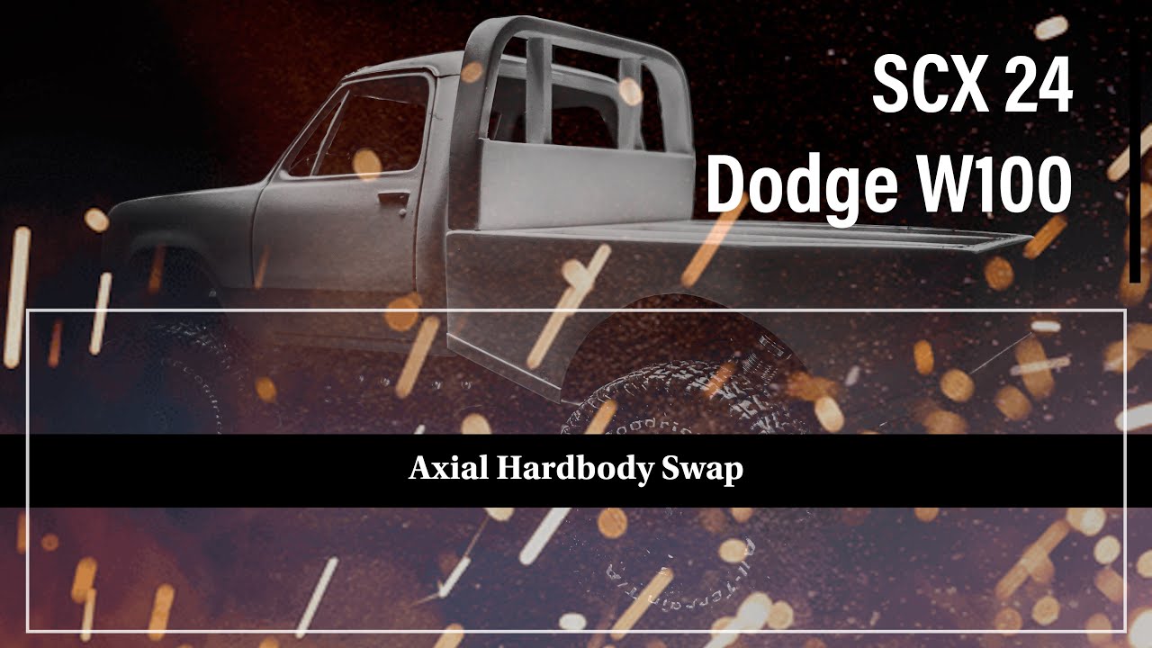 Как установить кузов от модели на SCX24 | Замена кузова на Dodge Hardbody 1975 года, часть 1