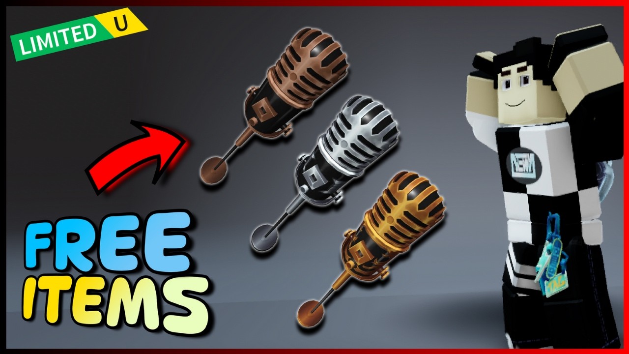 CARA MENDAPATKAN FREE ITEM LIMITED "potlight Showdown Mic" GRATIS TERBARU DI GAME Roblox