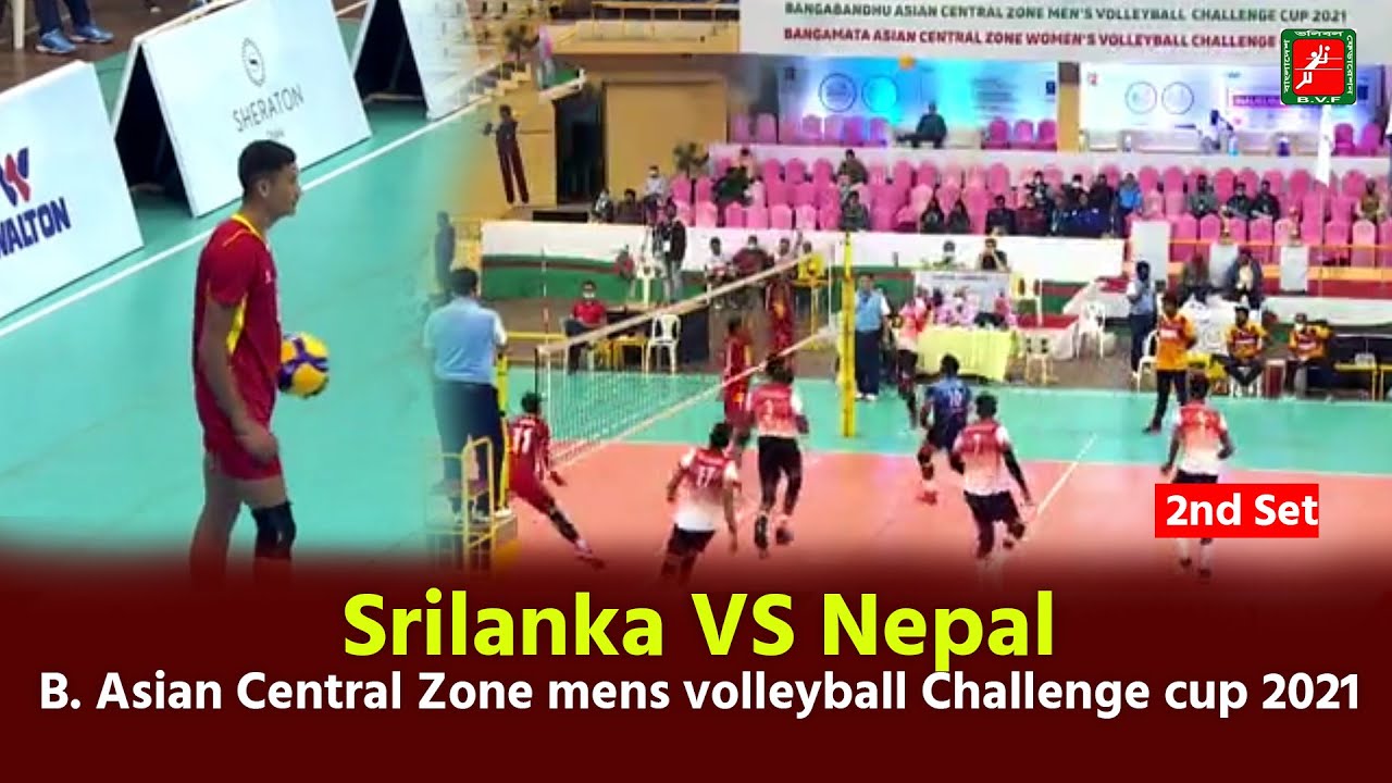 Srilanka VS Nepal | 2nd Set | BVF | B. Asian Central Zone men's volleyball Challenge cup 2021