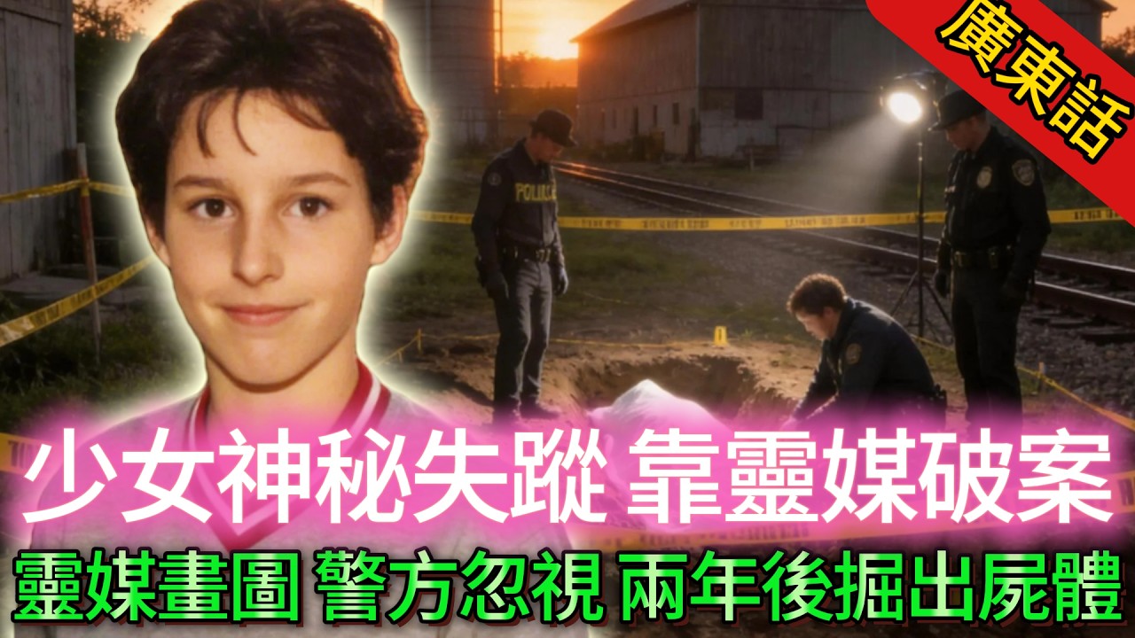 【真實案件】| 少女神秘失蹤，點搵都搵唔到！警察搞唔掂，最後要靠靈媒破案！靈媒畫出兇手樣貌，警方當廢紙，兩年後先發現人哋講嘅全部中晒！#犯罪#案件解說