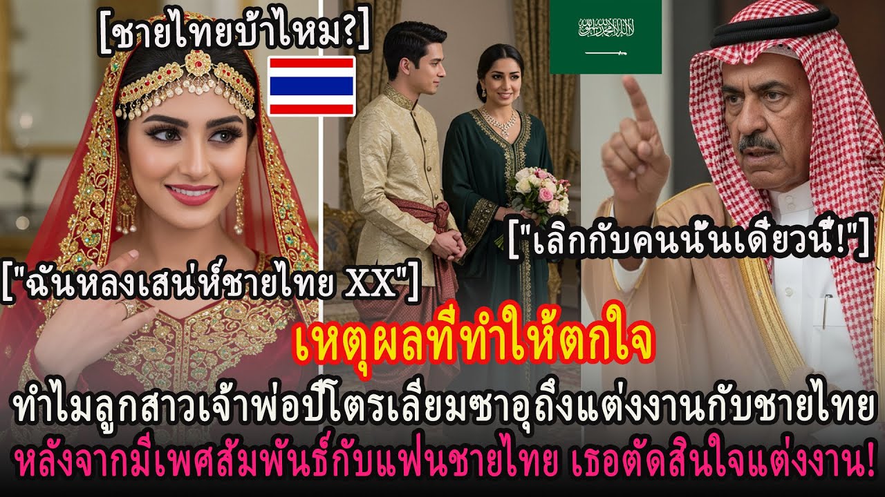 เหตุผลที่ทำให้ตกใจ ทำไมลูกสาวของเจ้าพ่อปิโตรเลียมจากซาอุดีอาระเบียถึงแต่งงานกับชายไทย!