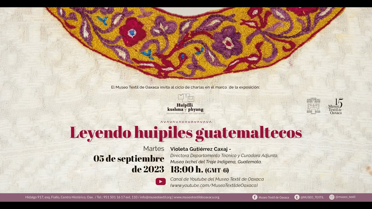 Leyendo huipiles guatemaltecos