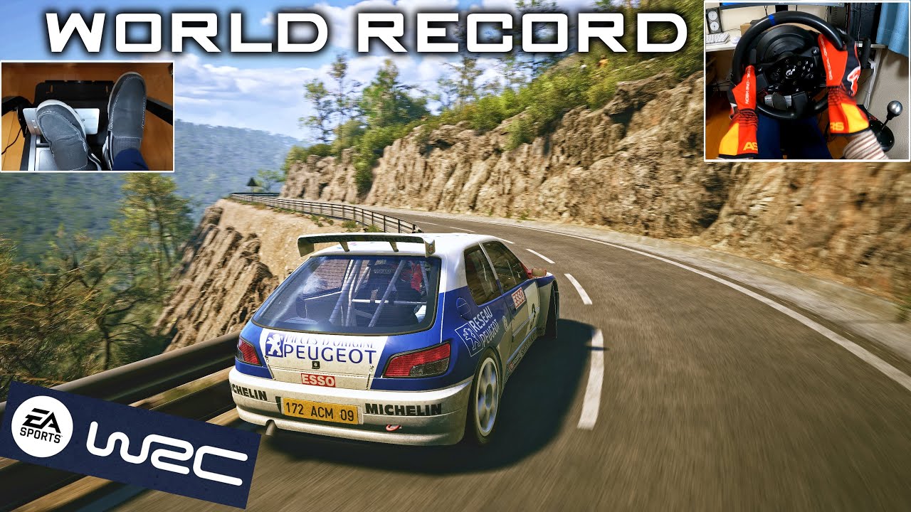 [World Record] Peugeot 306 Maxi (Rally Iberia) | EA Sports WRC | T300RS + TH8A