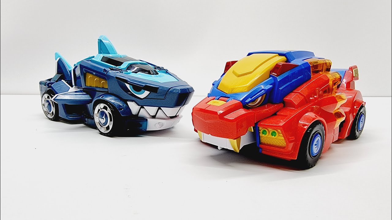 MINI FORCE ANIMAL TRON LEOCOP JAWSCOP TRANSFORMATION