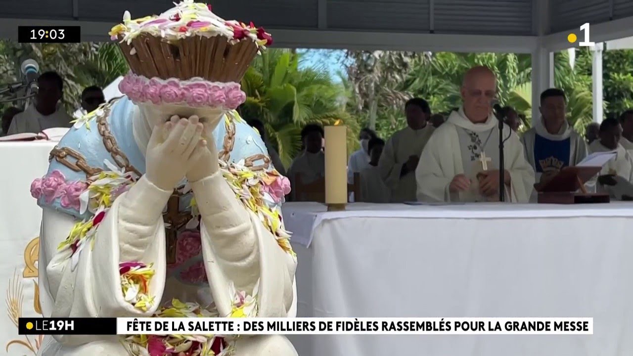 Grande Messe de la Salette : 5 000 personnes présentes.