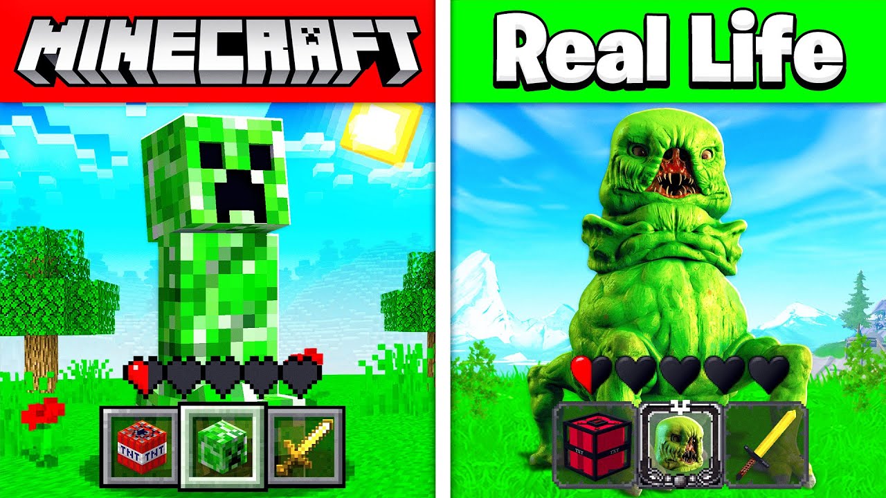 Каждый раз, когда мои друзья получают урон = более реалистичный Minecraft