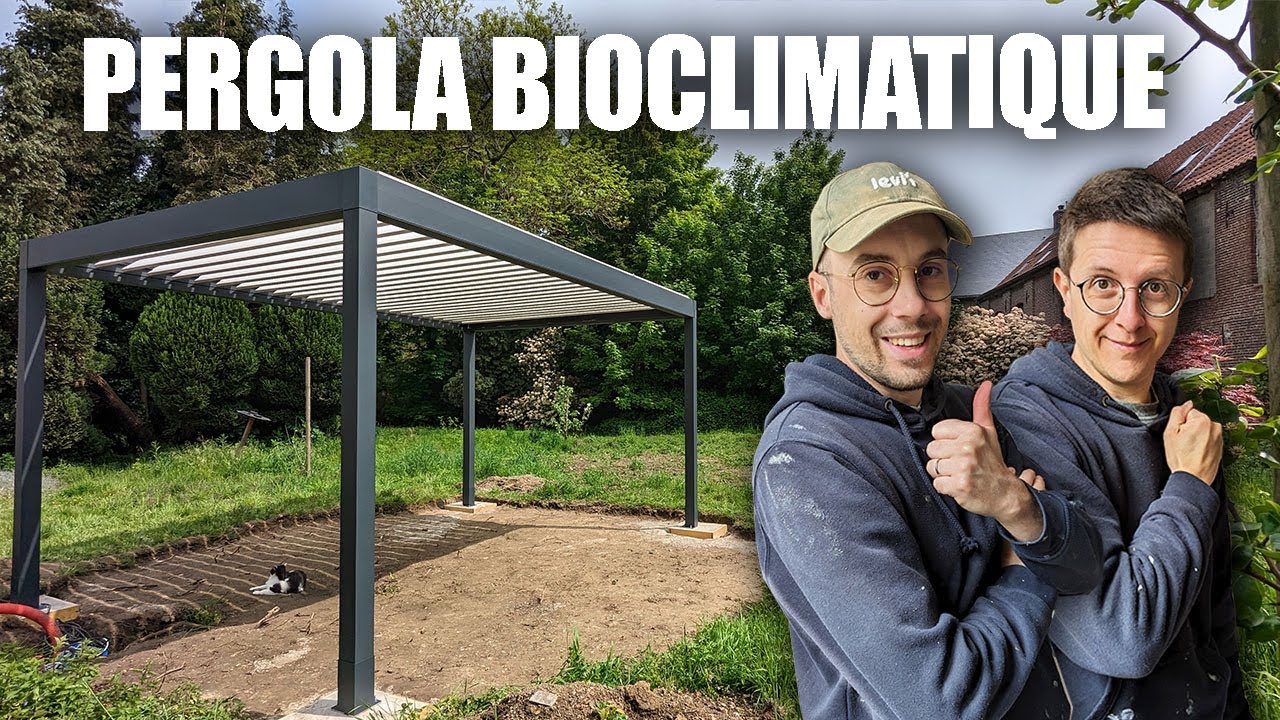 ON INSTALLE UNE PERGOLA BIOCLIMATIQUE IPERGOLA EN KIT !