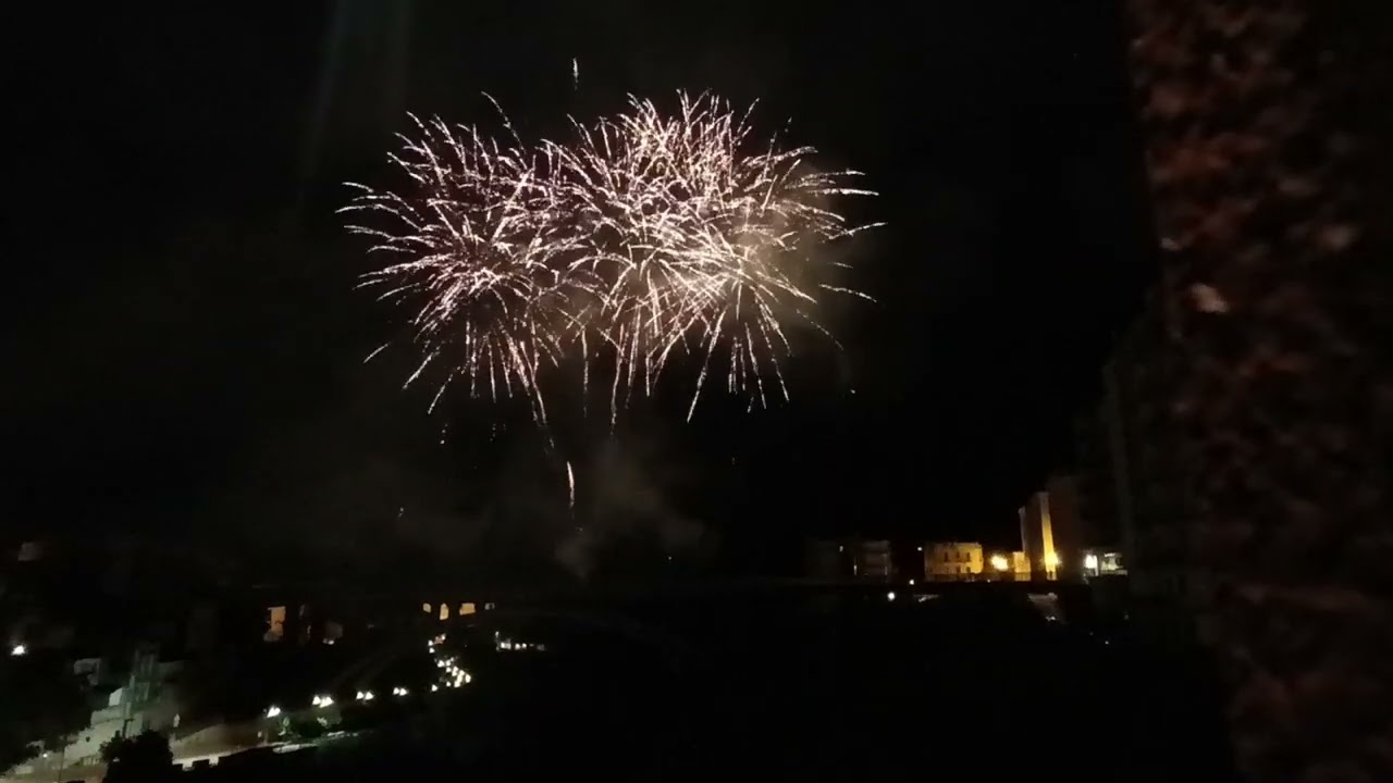 Ragusa San Francesco d'Assisi 2022 - Spettacolo pirotecnico finale