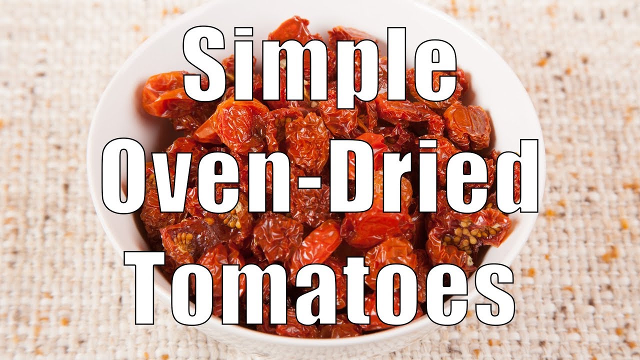 Simple Oven Dried Tomatoes (Med Diet Episode 119) DiTuro Productions