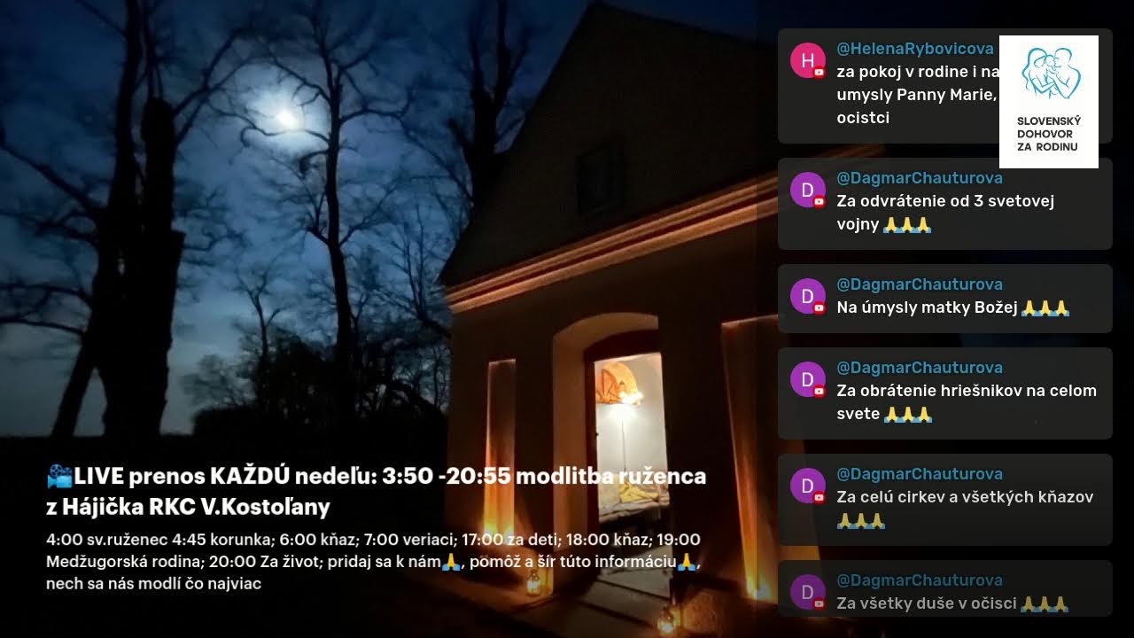 LIVE : sv.ruženec