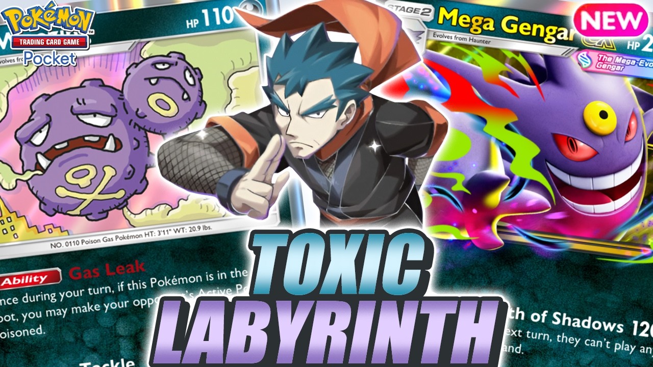 SPOOKY ! WEEZING Makes MEGA GENGAR Even More Toxic ! - Pokemon TCG Pocket