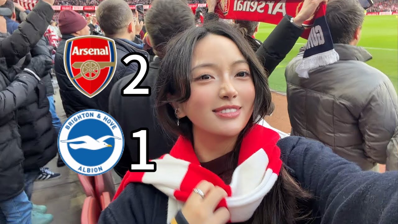 Matchday Vlog｜Arsenal 2&ndash;1 Brighton | Back on Top of the Table!