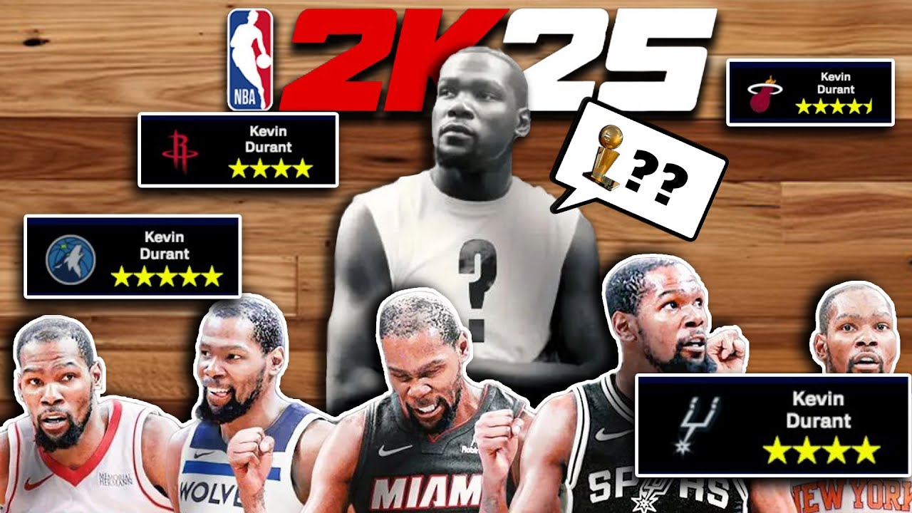 超级交易？如果杜兰特的交易全部达成！【恶搞NBA】