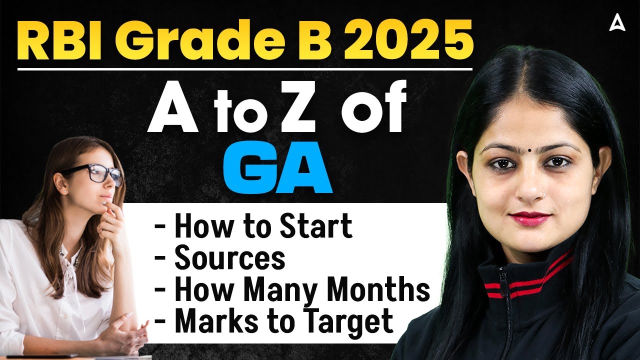 RBI Grade B 2025 Notification | A to Z of General Awareness | By Pinky Yadav