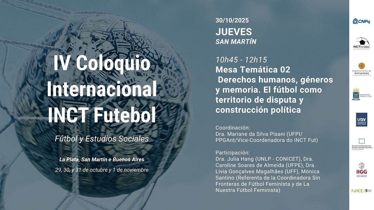 MT 02 -  Derechos humanos, género y memoria: el fútbol como espacio de disputa y acción política