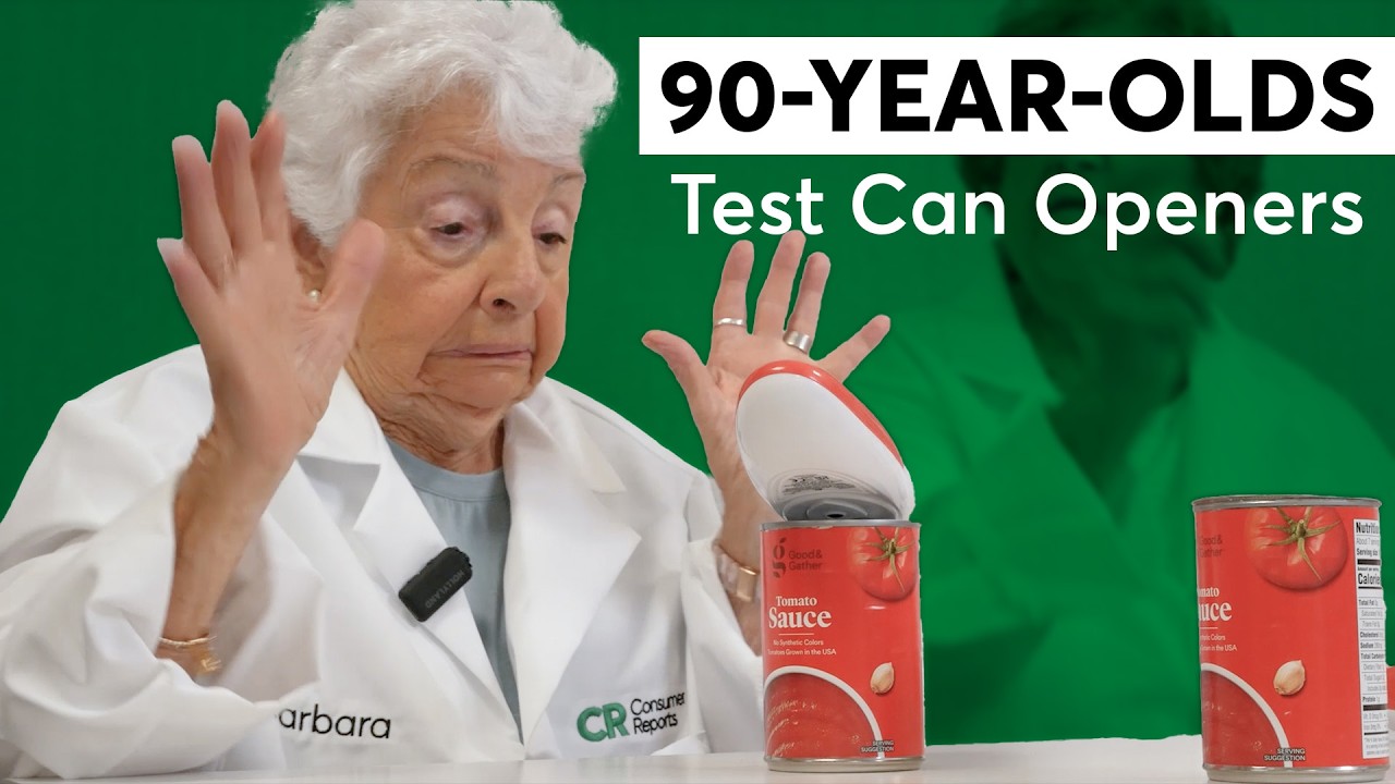 Мы попросили 90-летних протестировать новые консервные ножи | Consumer Reports