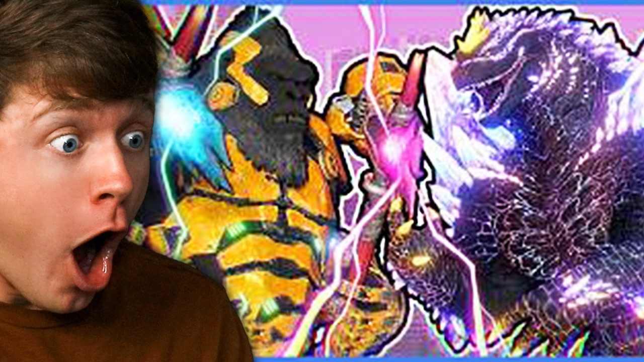 Reacting to SPACE GODZILLA vs UPGRADED KONG!?