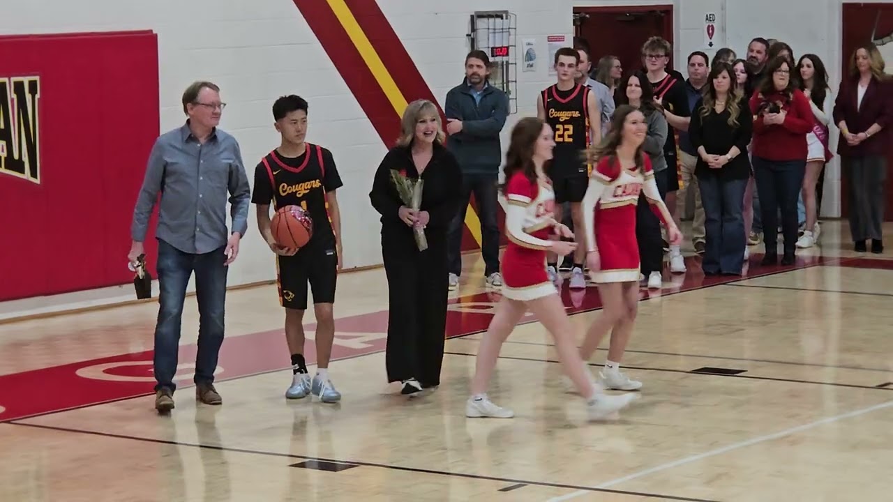 Calvary Christian Senior Night boy basketball