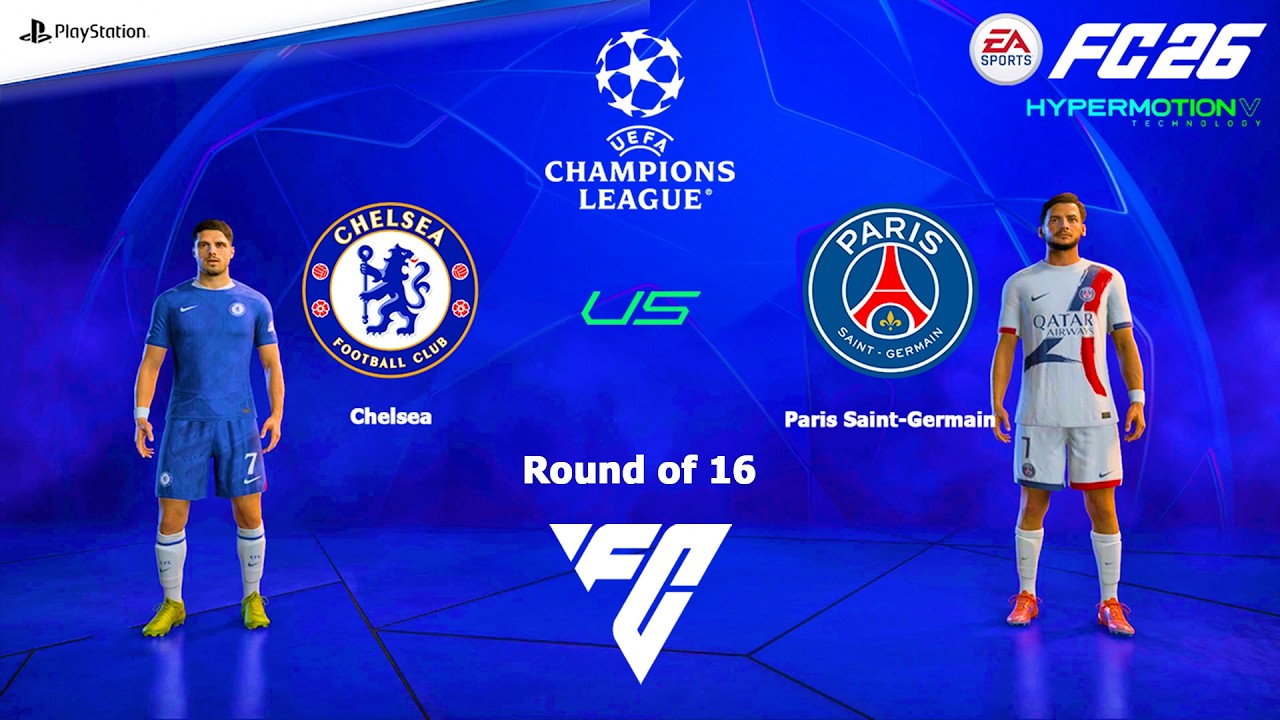 FC 26 PS4 - Челси против ПСЖ | Матч Лиги чемпионов УЕФА