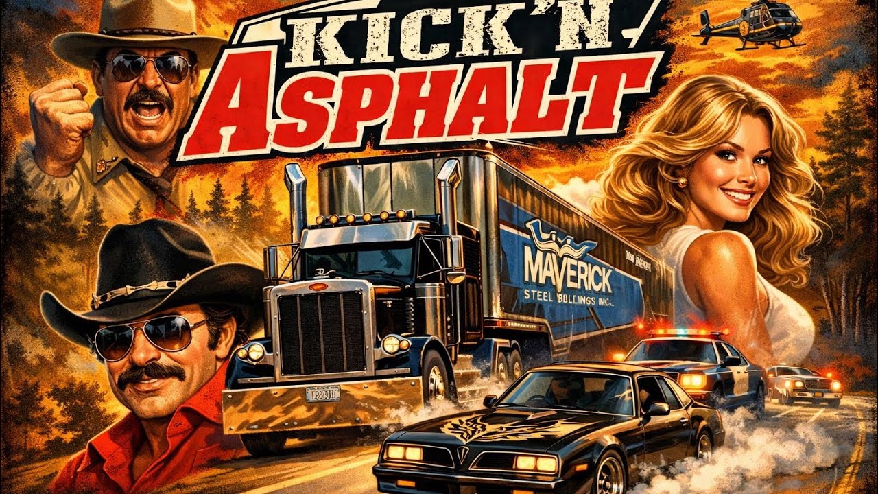 KICK’N ASPHALT - BEHIND THE SCENES OF THE REMAKE OF THE OPENING OF SMOKEY AND THE BANDIT!! 