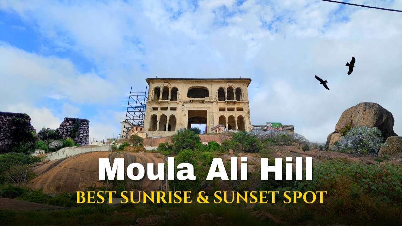 Moula Ali Hill - Hyderabad's Best Sunrise And Sunset Spot | Moula Ali View Point | Telugu Vlogs