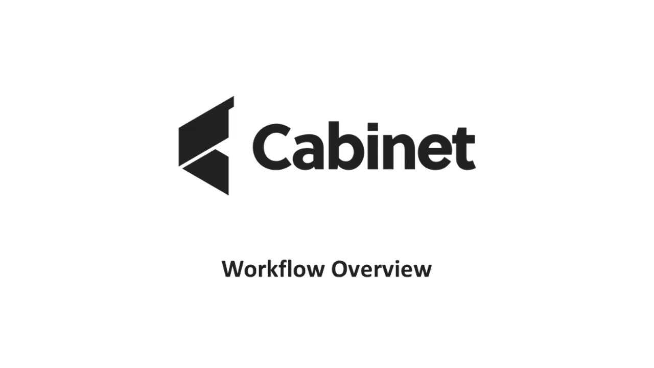 Cabinet EDMS - Workflow Overview