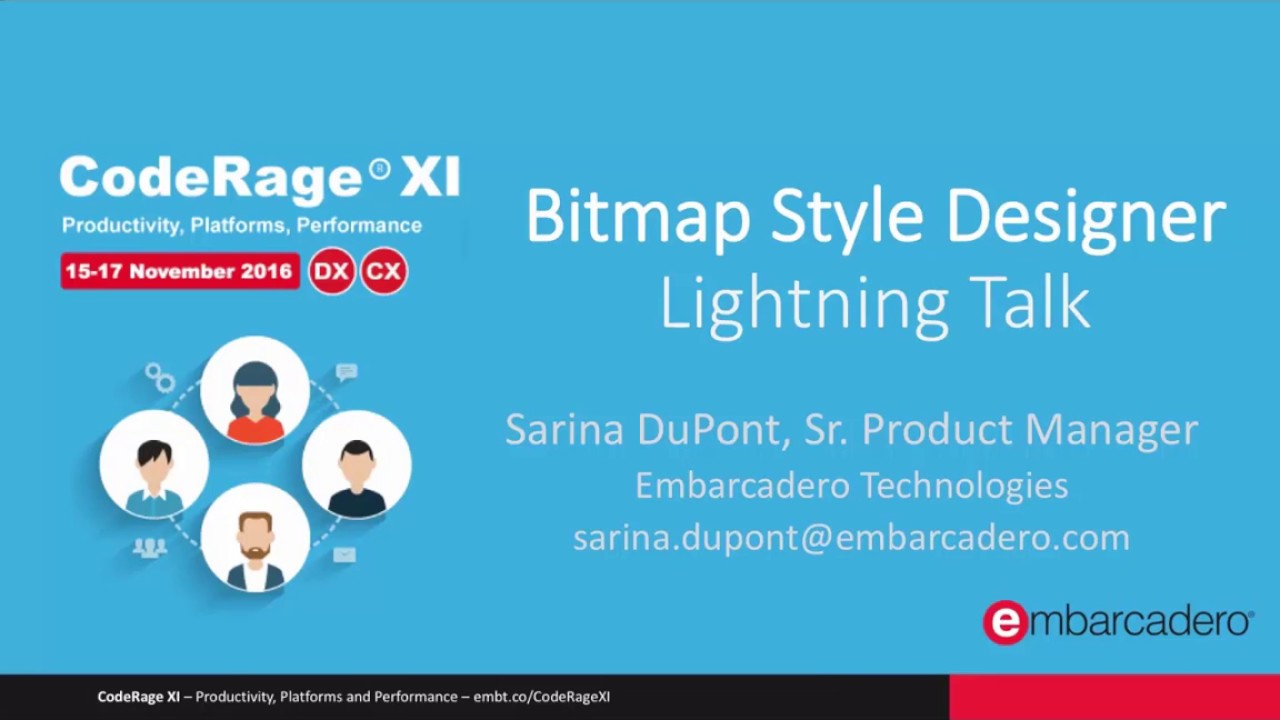 Bitmap Style Designer with Sarina DuPont - CodeRageXI