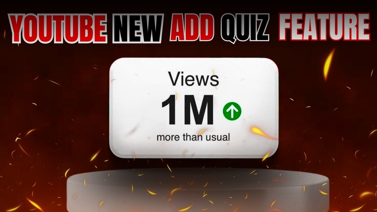 YouTube 2026 New Update 🔥 Add Quiz Feature | Sabko Fayda Milega | youtube new update