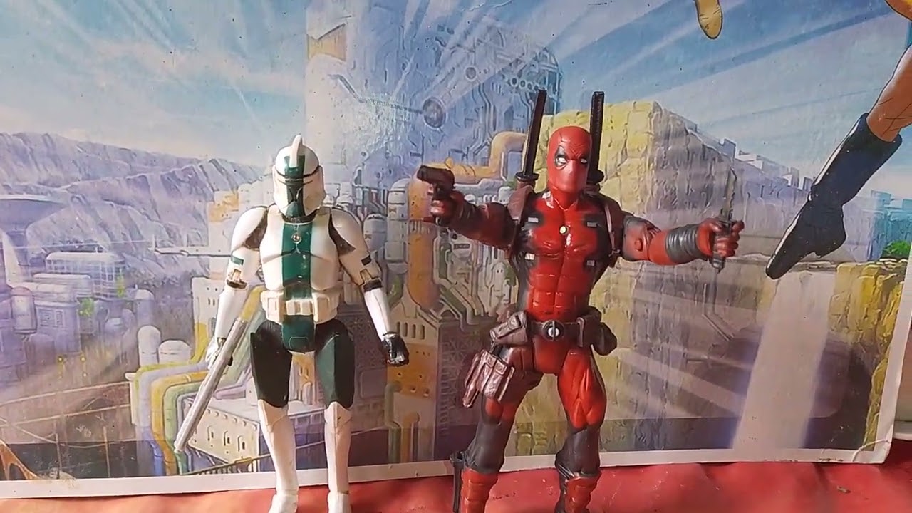 Mostrando o Deadpool e o Mandaloriano Review