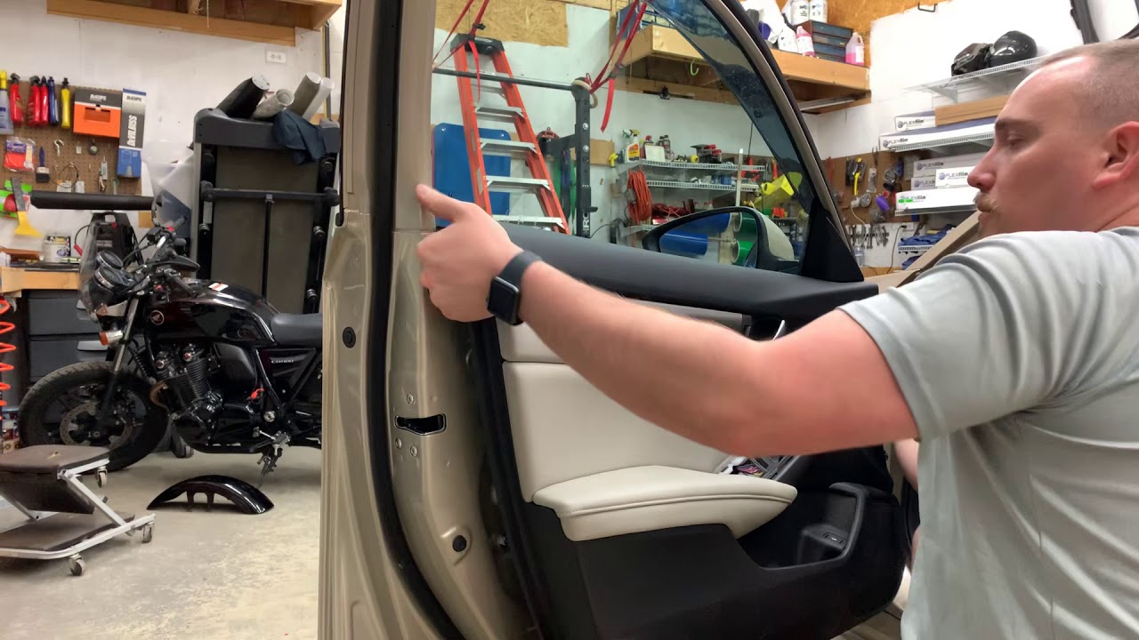 How to remove 2020 Honda Accord front door panel