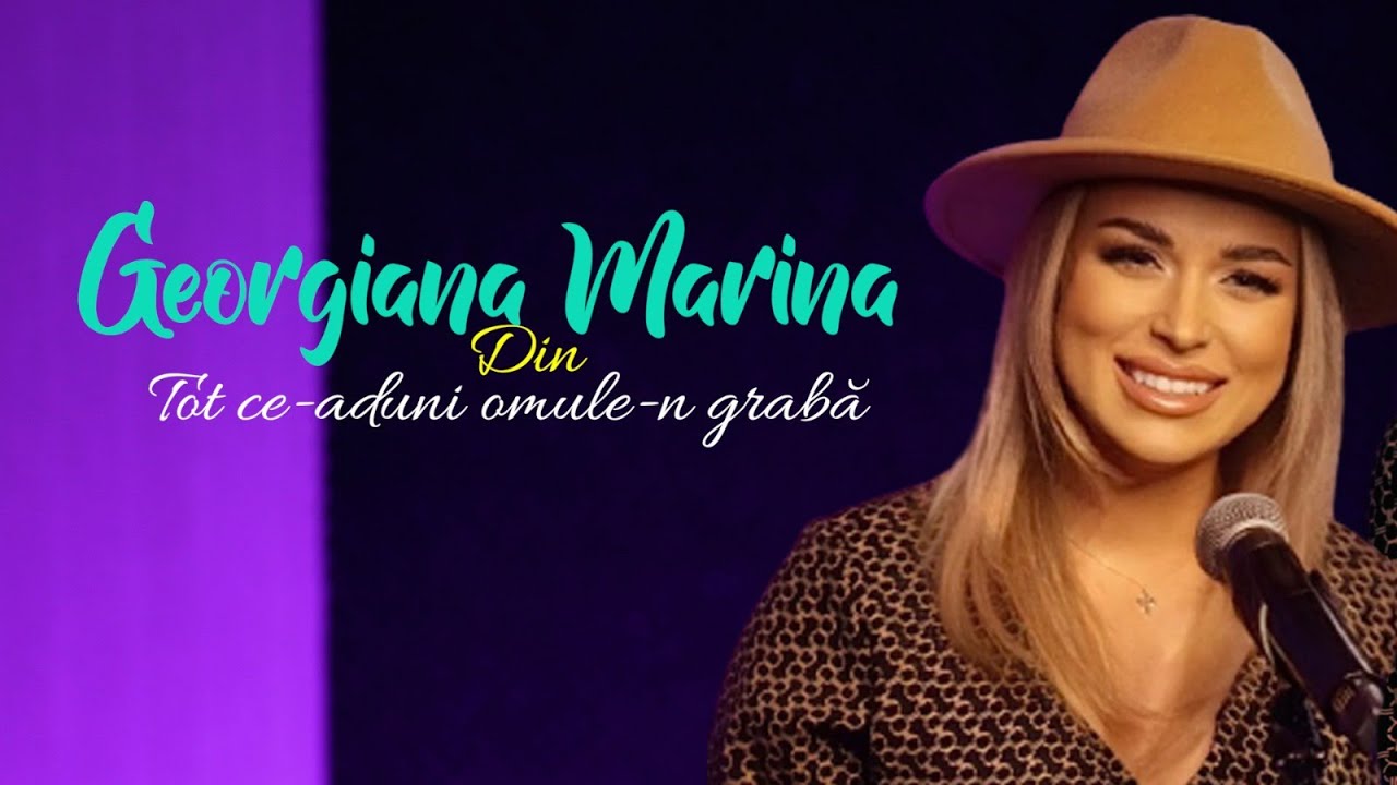 Georgiana Marina - Din tot ce aduni omule-n graba [Video Lyrics] COVER