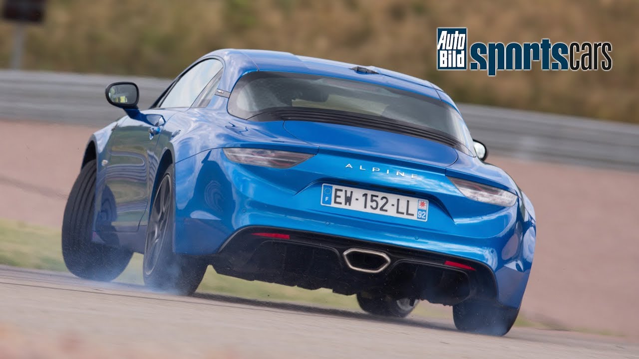 Alpine A110 im Drift um den Sachsenring / Track POV - AUTO BILD SPORTSCARS