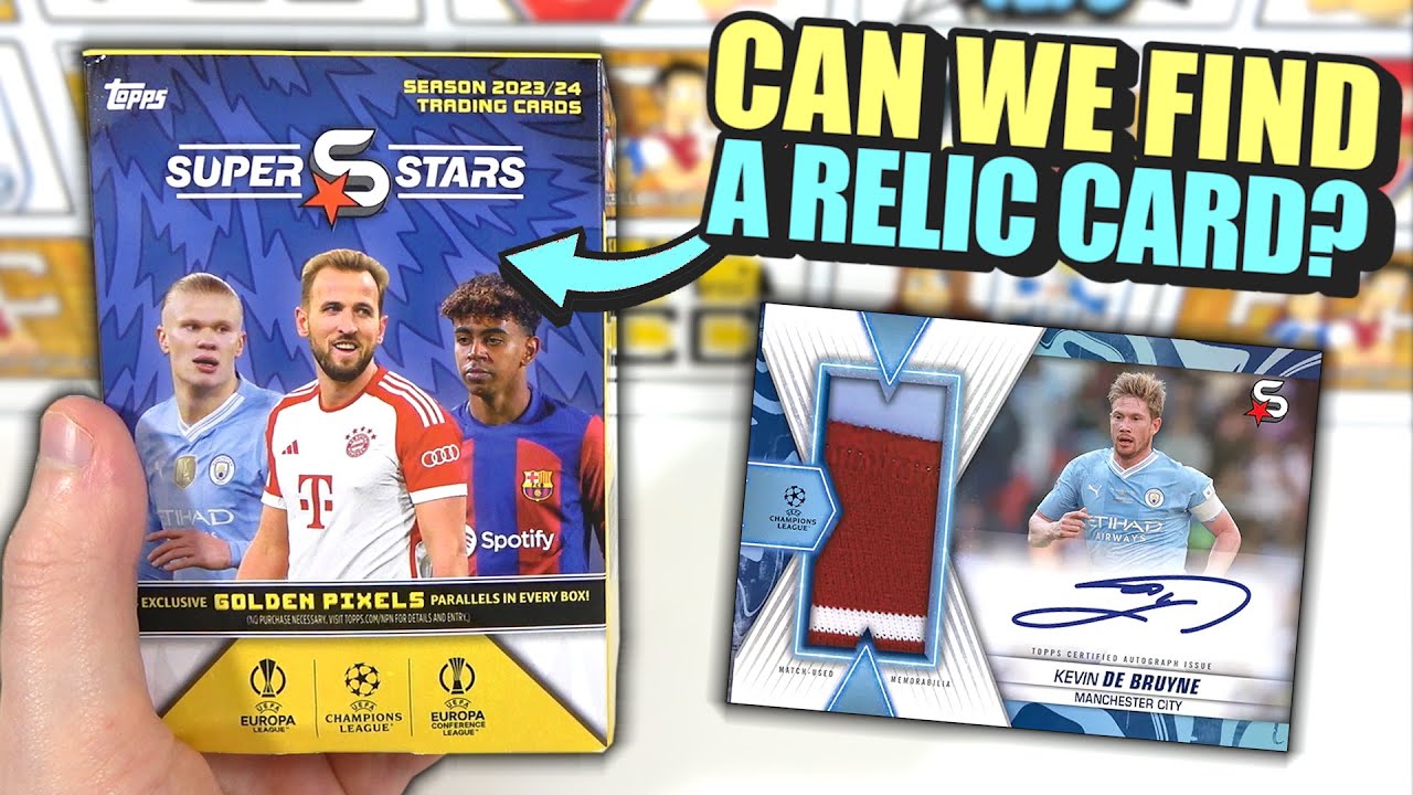 NEW Topps SUPERSTARS 2023/24 Value Box Opening | Exclusive Golden Pixel Cards | Relic Card?