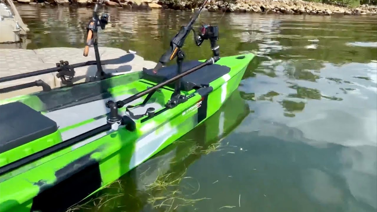 Scouting fish and using the Micro Skiff 13.1 -Striker Skiff Water Test