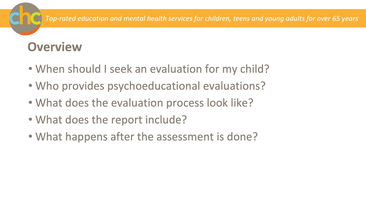 Demystifying the Psychoeducational Assessment