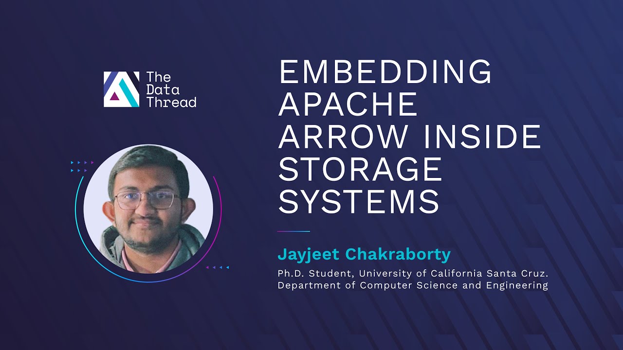Embedding Apache Arrow inside Storage Systems