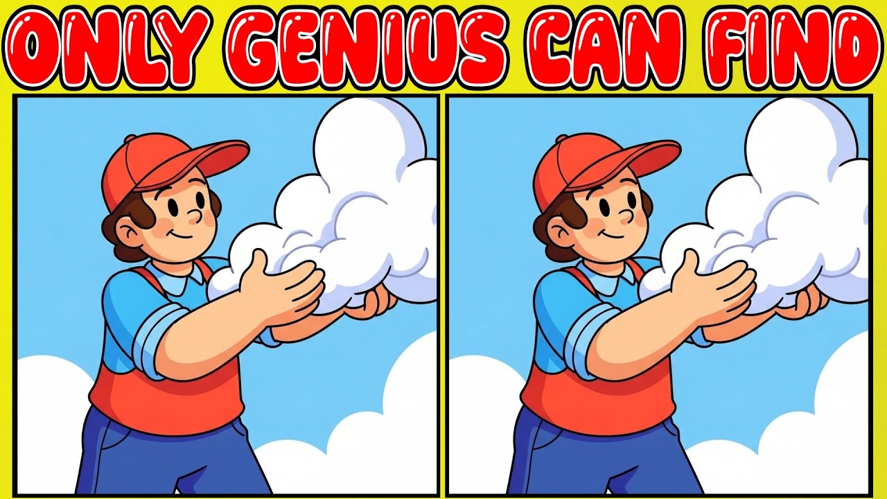 【Spot the Difference】🌈 Enhance Concentration in a 10-Minute Brain Workout!【Find the Difference】