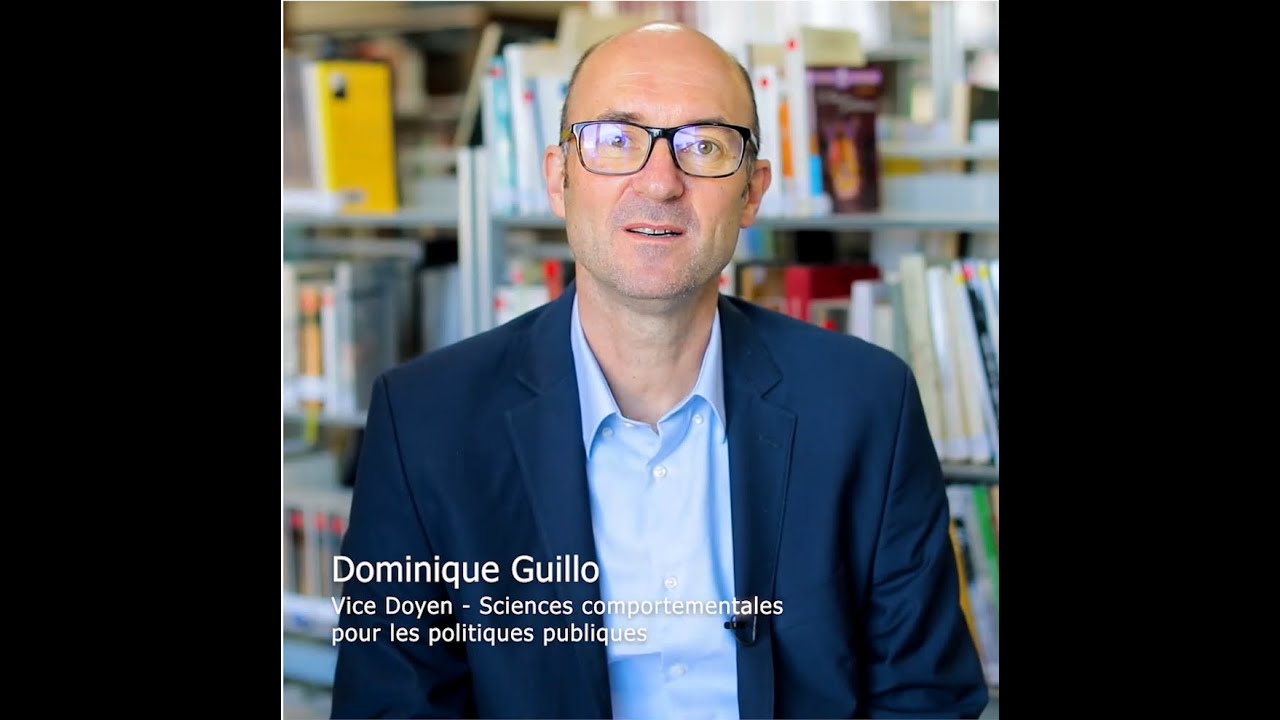Présentation de la filière sciences comportementales pour les politiques publiques.