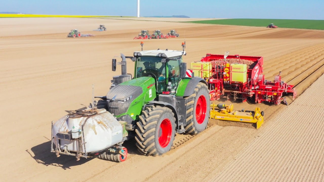 Chantier XXL à l'américaine - plantation des pommes de terre 2025